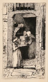 James Abbott McNeill Whistler (American, 1834-1903)  La marchande de moutarde