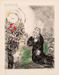 Marc Chagall (Russian/French, 1887-1985)  The Burning Bush