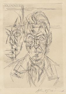 Alberto Giacometti (Swiss, 1901-1966)  Frontispiece to Dans la chaleur vacante