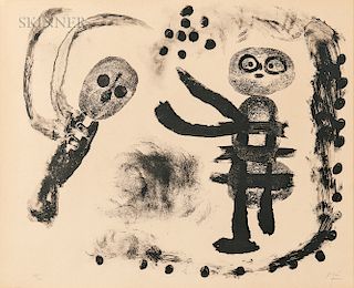 Joan Miró (Spanish, 1893-1983)  Petite fille au bois