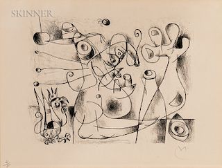 Joan Miró (Spanish, 1893-1983)  Naissance d'Ubu