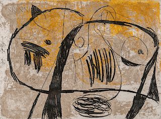 Joan Miró (Spanish, 1893-1983)  La Commedia dell'Arte V