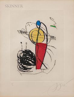 Joan Miró (Spanish, 1893-1983)  The Suite Chanteur des Rues