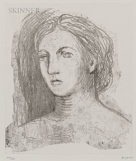 Henry Moore (British, 1898-1986)  Head of a Woman