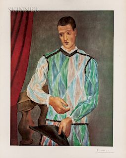 After Pablo Picasso (Spanish, 1881-1973)  Harlequin, 1907