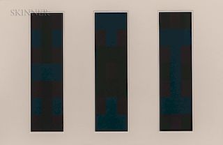 Ad Reinhardt (American, 1913-1967)  Plates 2, 3, and 4