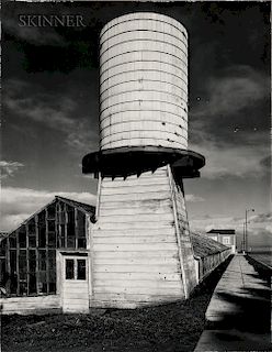 Ansel Adams (American, 1902-1984)  Old Water Tower, San Francisco