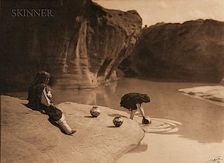 Edward Sheriff Curtis (American, 1868-1952)  The Old Well of Acoma