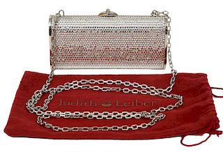 Judith Leiber Crystal Minaudire Clutch Bag