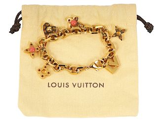 Louis Vuitton Monogram Charm Bracelet
