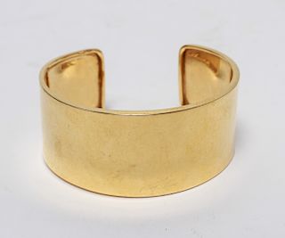 18K Yellow Gold Cuff Bracelet