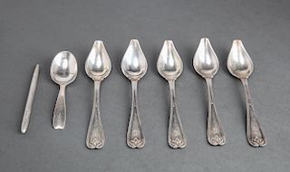 Tiffany & Co. Sterling Silver Spoons & Pen, 7