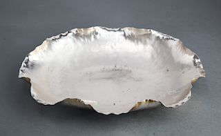 Continental Silver Scalloped Oval Serving Dish