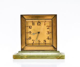 Bigelow Kennard & Co. Art Deco Onyx '8-Day' Clock