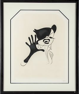 Al Hirschfeld "Judy Garland" Caricature Lithograph