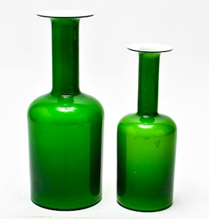 Otto Brauer for Holmegaard "Gulvase" Glass Vases 2