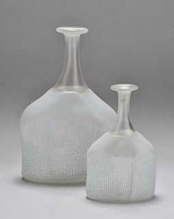 Bertil Vallien Kosta Boda "Satellite" Vases, 2