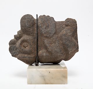 Precolumbian Mayan Animal Figure Stone Sculpture