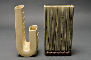 Art Pottery Vases, McCoy & Czech, 2 Pcs.