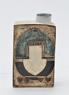 H. Curtis Troika St. Ives Pottery Chimney Vase