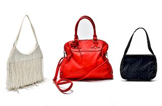 Ladies' Vintage Handbags incl. Ipa Nima, 3 Pcs.