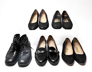 Salvatore Ferragamo & Bally Shoes, 5 Pairs