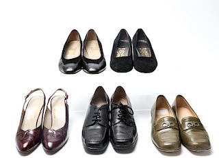 Salvatore Ferragamo Designer Shoes, 5 Pairs