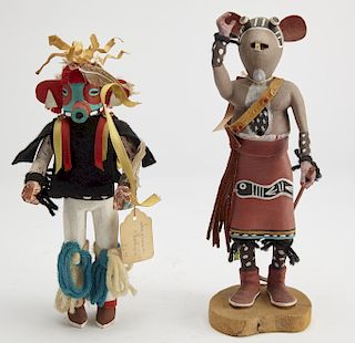 Two Contemporary Katchina Dolls
