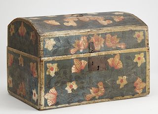 Painted Brides Box - 19th Century