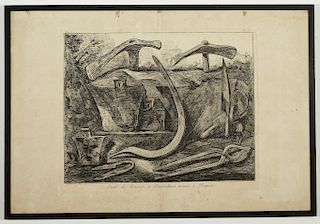 Two Large Early Prints 1805