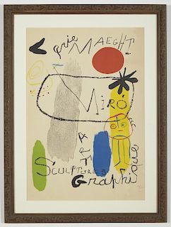 Joan Miro - Signed Poster - Gallerie Maeght