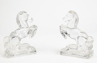 Pair of Glass Horses