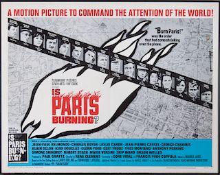 "Is Paris Burning?" 1966 Movie Poster