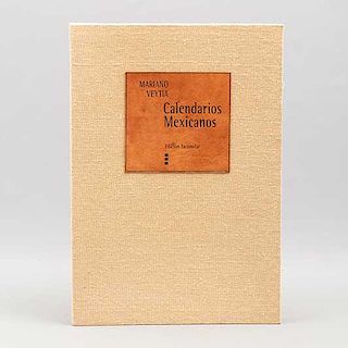 LOTE DE LIBRO: CALENDARIOS MEXICANOS. Fernández de Echeverría y Veytia, Mariano. México: Miguel Ángel Porrúa, 1994. Edición facsimilar.