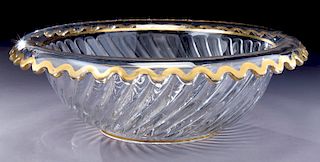 Large Baccarat style centerpiece bowl