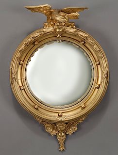 American Federal style convex mirror