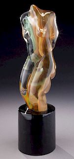 Silvano Signoretto glass figural sculpture,