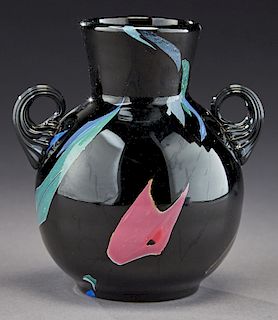 Mount Washington lava bulbous vase