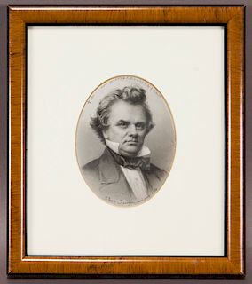 Jules Emile Saintin "Portrait of Stephen A.