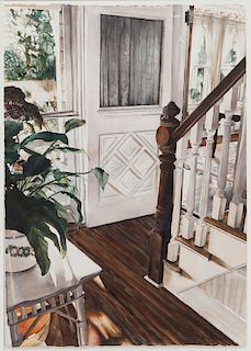 Michelle Murphy "The Foyer" watercolor