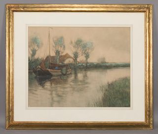 William Ritschel "Untitled (River Scene)"