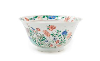 A Chinese Famille Verte Porcelain Bowl
Diam 7 3/4 in., 20 cm. 