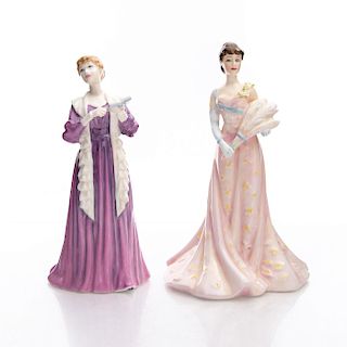 2 ROYAL DOULTON LADY FIGURINES