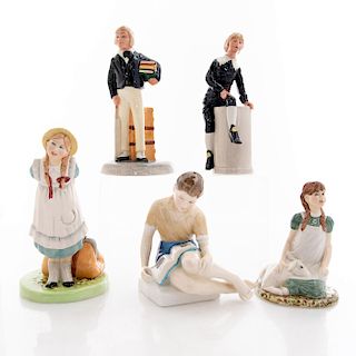 5 VARIOUS ROYAL DOULTON CHILD FIGURINES