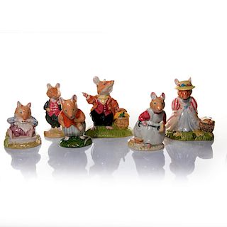 6 ROYAL DOULTON BRAMBLY HEDGE COLLECTION FIGURINES