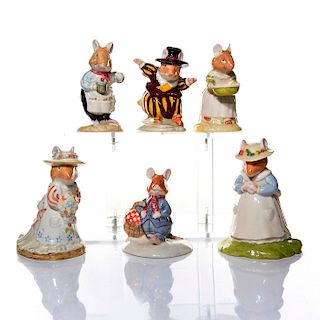 6 ROYAL DOULTON BRAMBLY HEDGE COLLECTION FIGURINES