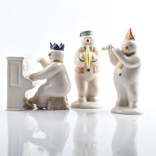 3 ROYAL DOULTON 'THE SNOWMAN FIGURINES' GIFT COLLECTION