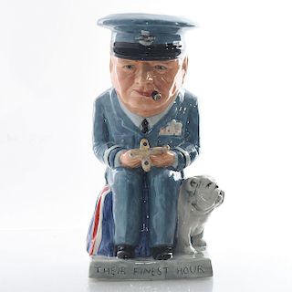 BAIRSTOW MANOR TOBY JUG W. CHURCHILL AIR COMMODORE