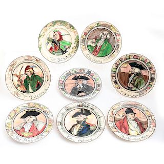 8 ROYAL DOULTON PLATES THE PROFFESIONALS