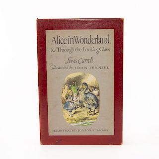 ALICE IN WONDERLAND & THROUGH THE LOOKING GLASS BOOK